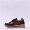 Marco Moreo Pompei Front Zip Platform - Burgundy Suede